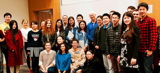 Nobel Laureate Chats With Students